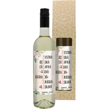 Víno Dárkové víno - Babička - Chardonnay 0,75