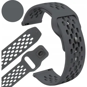 Příslušenství k chytrým hodinkám Řemínek ChronSmarta pro chytré hodinky Xiaomi Watch S4 šedý řemínek 22 mm