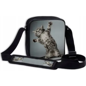 MINI VERTIKÁLNÍ KABELKA KOČKA PRO DĚTI DO ŠKOLY PL