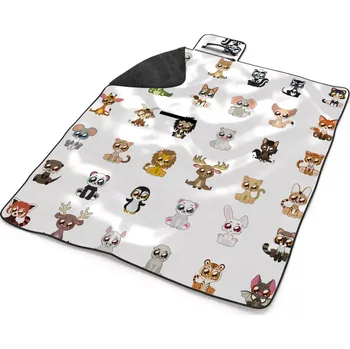 deka Sablio Plážová deka Zvířátka 4: 200x140 cm