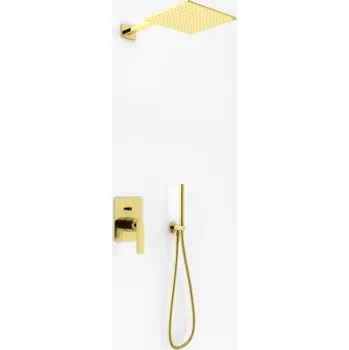 Sprchový set Sprchový set Kohlman EXPERIENCE BRUSHED GOLD s podomítkovým ovládáním