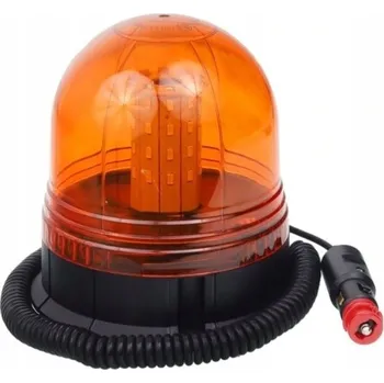 Maják Výstražná LED Lampa 12-24V "Maják" - Upevnění na Magnet + 3 Otvory, ECE R6