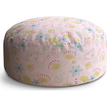 Taburet Sablio Taburet Circle Barevné obrázky: 38x48 cm