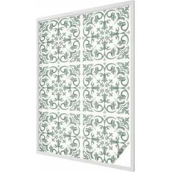 Okenní dekorace Samolepicí Mléčná fólie na okno se vzorem geometrických trojúhelníků 100x146 cm