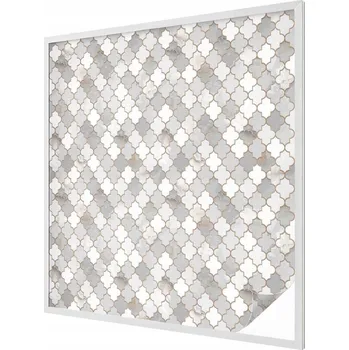 Okenní dekorace Samolepicí Mléčná fólie na okno, geometrická mozaika 100x100 cm