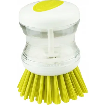 Mycí prostředek KUCHYŇSKÁ HOUBIČKA S KARTÁČEM A DÁVKOVAČEM NA MYCÍ PROSTŘEDEK