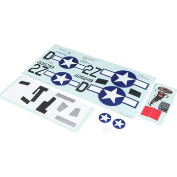 RC náhradní díl E-flite samolepky: P-47D 1.2m