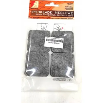 Obraz ART HOUSE plst podtácky čtverec 45/45mm šedé