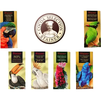 Čokoláda Stainer Exkluzivní set čokolád s motivy divokého ptactva (6x50g)
