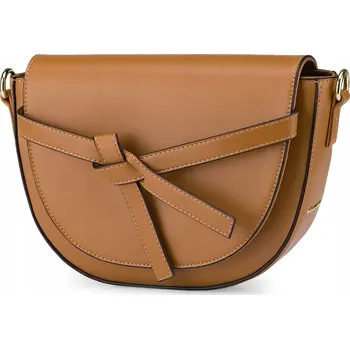 Kabelka PUCCINI kabelka přes rameno eko kůže hnědá