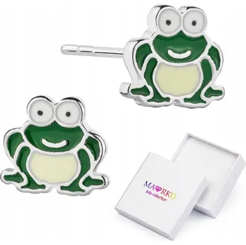 Náušnice KRÁSNÉ STŘÍBRNÉ DÍVČÍ NÁUŠNICE ryzost 925 ŽABIČKY