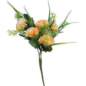 umělá květina KYTICE 5 TAVOLNÍKŮ ŽLUTÁ BARVA DEKORACE