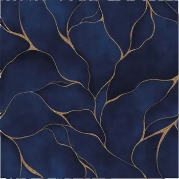 Papírový ubrousek Papírové ubrousky tmavě modré, granátové, zlacené, 20 ks