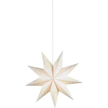 Vánoční dekorace Markslöjd Solvalla bílá závěsná hvězda 45 cm