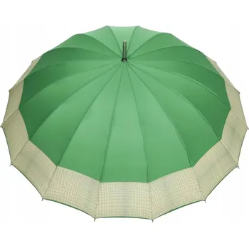 Deštník F.P.Parasol velký manuální deštník bez obalu, XL zelený
