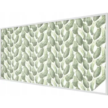 Okenní dekorace Fólie Samolepicí Okenní Mléčná Mražená Dýha Zelené listy 200x100