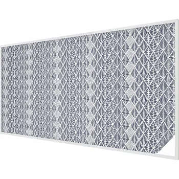 Okenní dekorace Samolepicí fólie na okno proti slunci – mléčná, vzorované listy, 200x116 cm