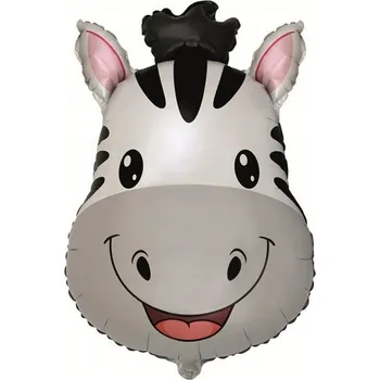 Fóliový balónek 24" FX - Zebra (hlava)