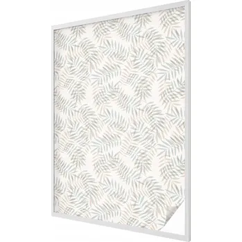 Okenní dekorace Fólie Okenní Samolepicí Mléčná Dekorativní Listová elegance 100x146