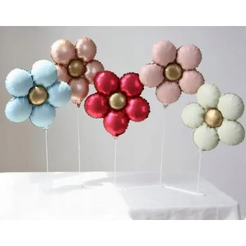 Balónek Stojan na balónky Mendelson bílý 1 ks univerzální