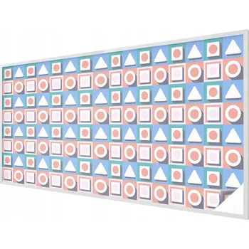 Okenní dekorace Dekorativní vitráž z mléčné Fólie Samolepicí , geometrické, 200x100