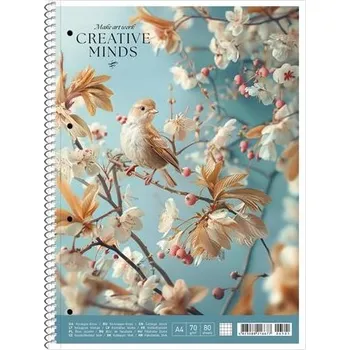 Sešit Sešit A4 s mřížkou Shkolyaryk, 80 listů