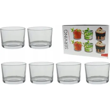 Nádoby na svačinu, misky FINGERFOOD skleněné 6 Ks