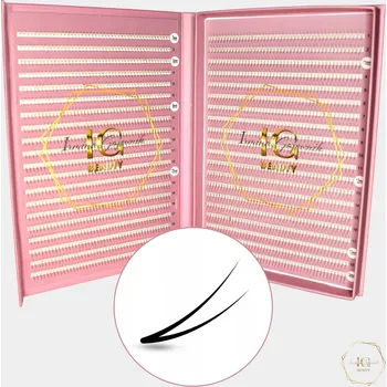 Umělé řasy IG Lashes Trsy řas pro styling 2D B 0,07 MIX (7-14mm)