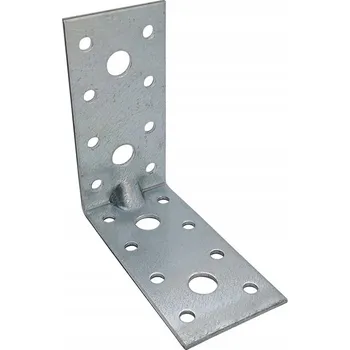 Tesařské kování KMP7 Montážní úhelník 80x80x40 Tesařský spojovací prvek Pozink Atest