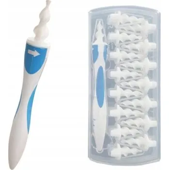 Čistič uší z měkkého a pružného silikonu