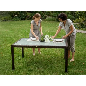 Zahradní stůl Zahradní stůl Laurin tmavě hnědý