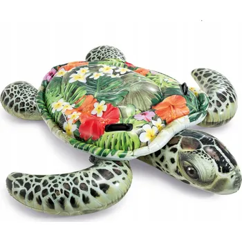 NAFUKOVACÍ ŽELVA DO VODY VELKÁ MATRACE HRAČKA NA PLAVÁNÍ PRO DĚTI INTEX 191 CM