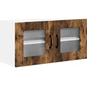 Kuchyňská skříňka Horní kuchyňská skříňka s policí Kouřový dub 80 x 31 x 40 cm