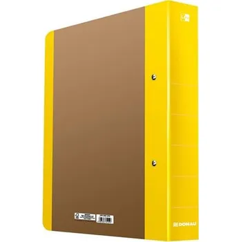 Kroužkový pořadač DONAU Life A4/2D/50mm žlutý