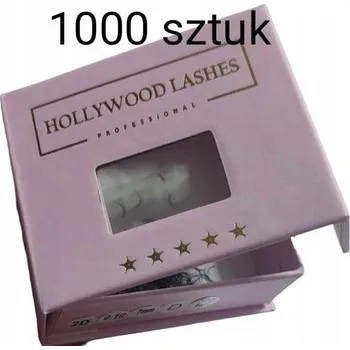 Umělé řasy HOTOVÉ TRSY ŘAS 5D 0,05C 11MM 1000ks Hollywood Lashes
