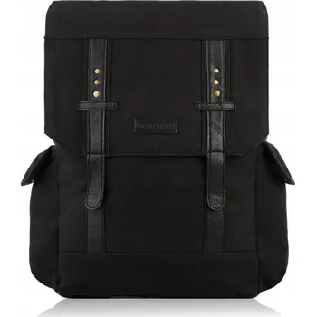 Městský batoh Batoh Černý Pánský Batoh na notebook Paolo Peruzzi do práce A4