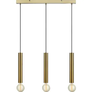 Markslöjd Sencillo závěsné svítidlo mosazné 3 lampy