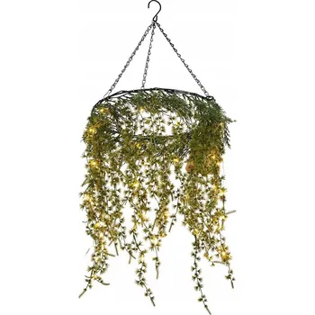 Věnec VILLA ITALIA Závěsný vánoční věnec LED 35 cm s větvičkami 50 cm 35 cm