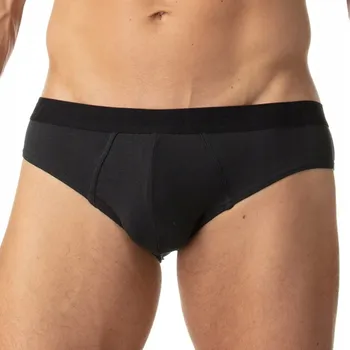 Pánské spodní prádlo KEY SLIPY MPP-019 (XL) ČERNÉ