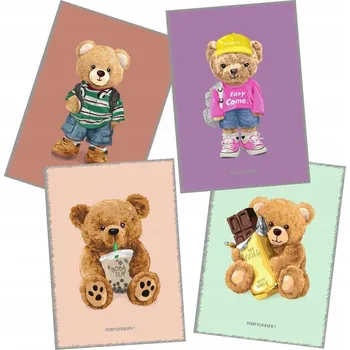 Sešit A4 s mřížkou Narcissus, 60 listů