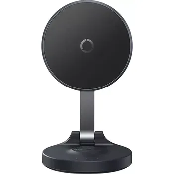 Magnetický stolní stojan na telefon Baseus MagPro samolepicí (černý)