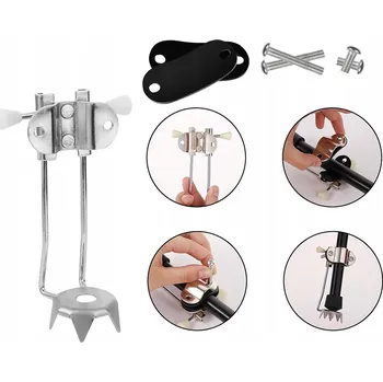 Bezpečnostní kamera SADA 2 KUSŮ NASADEK ANTYPOŚLIZGOWYCH NA HŮL S HROTEM, ZIMNÍ KOVOVÁ PATKA