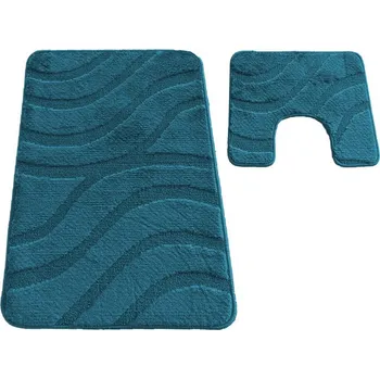 Koberec Sada koupelnových koberečků Montana Symphony Deep Lake