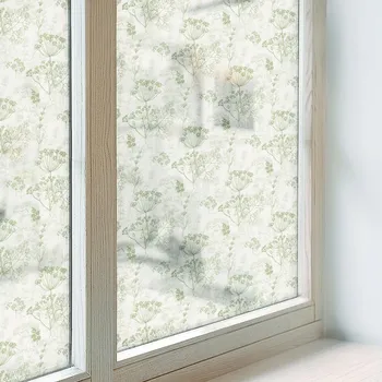 Okenní fólie Fólie na sklo Okno Dýha Balkon Květinový vzor 200x146