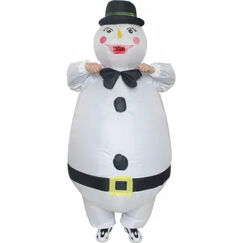 Karnevalový kostým Geerypsy Nafukovací kostým SNĚHULÁK pro výšku 160-190 cm karneval
