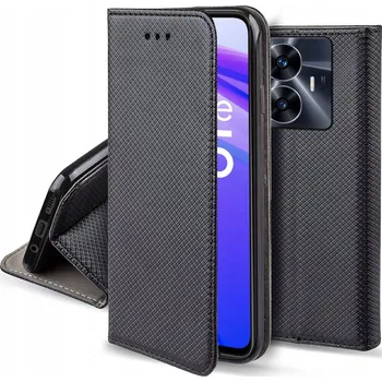 Pouzdro na mobilní telefon Flipové pouzdro Hero Case pro realme C55, černé