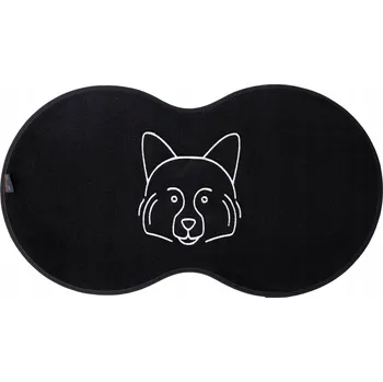 Miska pro psa Textilní podložka pod misku (cestovní) Max-Dywanik černá 1 l