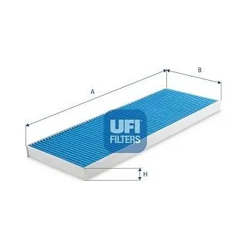 Ventilátor topení a klimatizace Filtr, vzduch v interiéru UFI 34.453.00