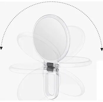 Kosmetické zrcátko ZVĚTŠOVACÍ ZRCÁTKO 10x MALÉ NA MAKE-UP OBOUSTRANNÉ