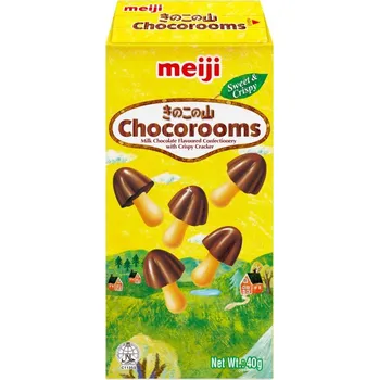 Čokoládové sušenky Chocorooms Meiji 40 g